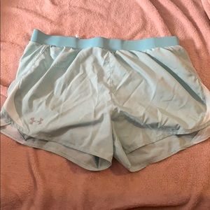 blue under amour shorts